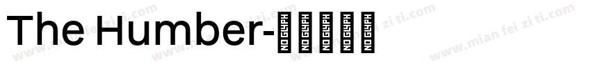 The Humber字体转换